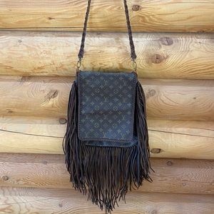 Louis Vuitton Vintage Boho Bag -Repurposed Musette